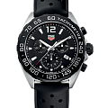 TAG Heuer TAG Heuer Formula 1 CAZ1010.FT8024  CAZ1010.FT8024 кварцевые мужские часы черный циферблат, браслет каучук — вид спереди