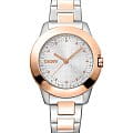 DKNY DKNY Park Ave Logo DK1L021M0095  DK1L021M0095 кварцевые женские часы серебристый циферблат, браслет нержавеющая сталь с ip-покрытием — вид спереди