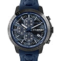 Plein Sport Plein Sport PSCBA0423  PSCBA0423 кварцевые мужские часы синий циферблат, браслет силикон — вид спереди