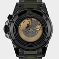 Jacques Lemans Jacques Lemans Hybromatic 1-2222F автокварц (кинетик) мужские часы часы крупный план зеленый циферблата