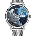 Космос Космос K 043.1 - Космический Мечтатель  K 043.1 - Космический Мечтатель механические мужские часы цветной циферблат, браслет нержавеющая сталь — вид спереди