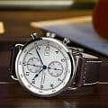 Оригинальные часы Hamilton Hamilton Khaki Navy Pioneer Auto Chrono H77706553 механические калибр механизма h-21 общий вид