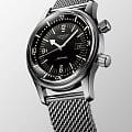 Longines Longines Legend Diver Watch L3.374.4.50.6 женские часы черный циферблат на запястье