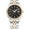Swiss Military by Chrono Swiss Military by Chrono Сверхточные SM34066.04  SM34066.04 кварцевые женские часы черный циферблат, браслет нержавеющая сталь с ip-покрытием — вид спереди