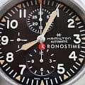 Оригинальные часы Hamilton Hamilton Khaki Field Automatic Chronograph H71706830 механические калибр механизма h-21 общий вид