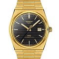 Tissot Tissot PRX Powermatic 80 Damian Lillard Special Edition T137.407.33.051.00  T1374073305100 механические мужские часы золотой циферблат, браслет нержавеющая сталь с pvd-покрытием — вид спереди