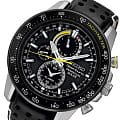 Seiko Seiko Sportura SSC361P1, sportura япония мужские часы на браслете 18-каратное желтое золото боковой вид