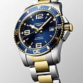 Оригинальные часы Longines Longines HydroConquest L3.742.3.96.7 механические калибр механизма l888 общий вид
