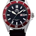 Orient Orient RA-AA0011B  RA-AA0011B механические мужские часы синий циферблат, браслет каучук — вид спереди