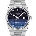 Tissot Tissot PRX Powermatic 80 40mm Gradient T137.407.11.051.01  T1374071105101 механические мужские часы серебристый циферблат, браслет нержавеющая сталь — вид спереди