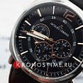 Jacques Lemans Jacques Lemans 1-1645J  австрийские мужские часы на браслете кожаный боковой вид