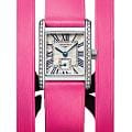 Longines Longines Mini DolceVita L5.200.0.71.4  L52000714 кварцевые женские часы бежевый циферблат, браслет кожаный — вид спереди
