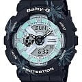 Casio Casio Baby-G BA-110CF-1A  BA-110CF-1A кварцевые женские часы серый циферблат, браслет пластик — вид спереди