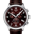 Tissot Tissot Chrono XL Classic T116.617.16.297.00 Chrono XL T1166171629700 кварцевые мужские часы коричневый циферблат, браслет кожаный — вид спереди