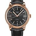 Aviator Aviator Douglas DC-3 V.3.32.2.242.4  V.3.32.2.242.4 механические мужские часы черный циферблат, браслет кожаный — вид спереди