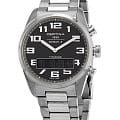 Certina Certina DS Multi C020.419.44.082.01  C0204194408201 кварцевые мужские часы черный циферблат, браслет титановый — вид спереди