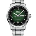 Mido Mido Multifort M Chronometer M038.431.11.097.00  M0384311109700 механические мужские часы зеленый циферблат, браслет нержавеющая сталь — вид спереди