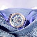 Casio Casio G-Shock GBM-2100A-1A2DR (GBM-2100A-1A2) электронные мужские часы часы крупный план голубой циферблата