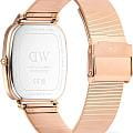 Daniel Wellington Daniel Wellington Marlon Wire Linen Rose Gold DW00100815,  швеция женские часы на браслете нержавеющая сталь с pvd-покрытием боковой вид