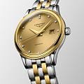 Longines Longines Flagship L4.374.3.38.7 flagship швейцарские женские часы на браслете сталь c pvd покрытием боковой вид