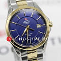 Swiss Military by Chrono Swiss Military by Chrono SMA34085.07 механические мужские часы часы, крупный план синий циферблат