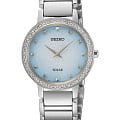 Seiko Seiko Conceptual Series Dress SUP447P1  SUP447P1 кварцевые женские часы синий циферблат, браслет нержавеющая сталь — вид спереди
