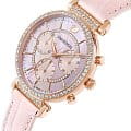 Swarovski Swarovski Passage Chrono 5580352  швейцарские женские часы на браслете кожаный боковой вид