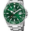Jaguar Jaguar Automatic Diver J886/2  J886/2 механические мужские часы зеленый циферблат, браслет нержавеющая сталь — вид спереди
