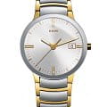 Rado Rado Centrix R30931103  R30931103 кварцевые мужские часы серебристый циферблат, браслет нержавеющая сталь с pvd-покрытием — вид спереди