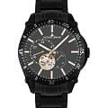 Jacques Lemans Jacques Lemans Derby 1-2201i  1-2201i механические мужские часы  черный циферблат, браслет нержавеющая сталь с pvd-покрытием — вид спереди