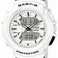Casio Casio Baby-G BGA-240-7A  BGA-240-7A кварцевые женские часы белый циферблат, браслет  — вид спереди