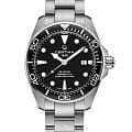 Certina Certina DS Action Diver C032.607.11.051.00 DS Action C0326071105100 механические мужские часы черный циферблат, браслет нержавеющая сталь — вид спереди