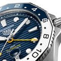 TAG Heuer TAG Heuer Aquaracer Professional 300 GMT WBP2010.FT6198 механические мужские часы часы крупный план синий циферблата