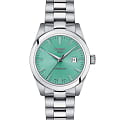 Tissot Tissot T-My Lady Automatic T132.007.11.091.00 T My Lady T1320071109100 механические женские часы зеленый циферблат, браслет нержавеющая сталь — вид спереди