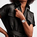 Longines La Grande Classique de Longines L4.918.1.91.7 мужские часы белый циферблат на запястье