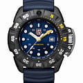 Luminox Luminox Scott Cassell Deep Dive 1550 XS.1553  XS.1553 кварцевые мужские часы синий циферблат, браслет каучук — вид спереди