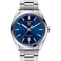 TAG Heuer TAG Heuer Carrera WBN2112.BA0639  WBN2112.BA0639 механические мужские часы  синий циферблат, браслет нержавеющая сталь — вид спереди