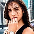 Stuhrling Stuhrling Dorset 3904.4,  сша женские часы на браслете нержавеющая сталь с pvd-покрытием боковой вид