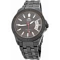 Orient Orient ER28003B (FER28003B)  FER28003B механические мужские часы черный циферблат, браслет  — вид спереди