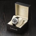 Earnshaw Earnshaw Longitude ES-8104-01,  англия мужские часы на браслете кожаный боковой вид
