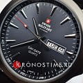 Swiss Military by Chrono Swiss Military by Chrono Day Date SMP36040.19  наручные мужские часы фото под углом.