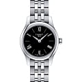 Tissot Tissot Tradition 5.5 Lady T063.009.11.058.00 Tradition T0630091105800 кварцевые женские часы черный циферблат, браслет нержавеющая сталь — вид спереди