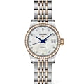Longines Longines Record Collection L2.320.5.89.7  L23205897 механические женские часы перламутровый циферблат, браслет нержавеющая сталь + золото 18к — вид спереди