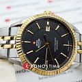 Swiss Military by Chrono Swiss Military by Chrono Сверхточные SM34065.04 кварцевые мужские часы часы крупный план черный циферблата