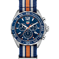 TAG Heuer TAG Heuer Formula 1 CAZ1014.FC8196  CAZ1014.FC8196 кварцевые мужские часы синий циферблат, браслет тканевый — вид спереди