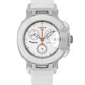 Tissot Tissot T-Sport T-Race Quartz Chronograph T048.217.27.016.00 T Race T0482172701600 кварцевые женские часы белый циферблат, браслет силикон — вид спереди