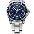 Victorinox Victorinox 241609  241609 кварцевые женские часы синий циферблат, браслет нержавеющая сталь — вид спереди