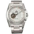 Orient Orient DB02004W (FDB02004W)  FDB02004W механические мужские часы белый циферблат, браслет  — вид спереди