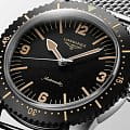 Longines  Longines Skin Diver Watch  L2.822.4.56.6 мужские часы черный циферблат на запястье