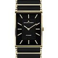 Jacques Lemans Jacques Lemans 1-1651D  1-1651D кварцевые женские часы черный циферблат, браслет сталь + pvd + керамика — вид спереди